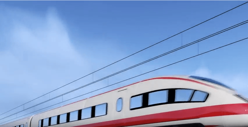 3d Animation - High Speed Train - Video Guru